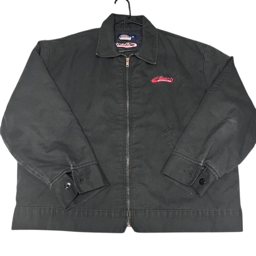 Dickies Men’s X-Large Regular Black Eibach Eisenhower Zip Adj Lined Jacket